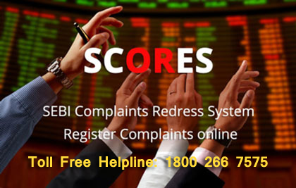 SEBI Complaints Redress System : Register Complaints online